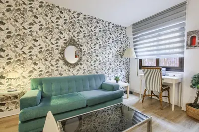 Zona de estar de Dobo Madrid Ventas