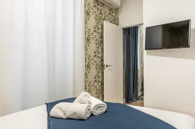Cama o camas de una habitación en Waou Malasaña II - Alquiler Corta Duración