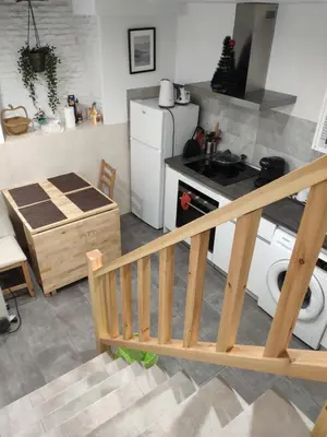 Una cocina o zona de cocina en Cozy Apartment Malasaña FREE Parking