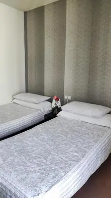 Cama o camas de una habitación en Hostal Romero