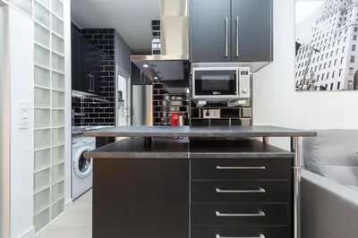 Una cocina o zona de cocina en Gran Vía Apartment