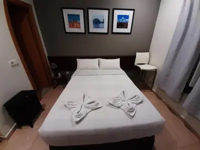 Cama o camas de una habitación en CH Murallas II