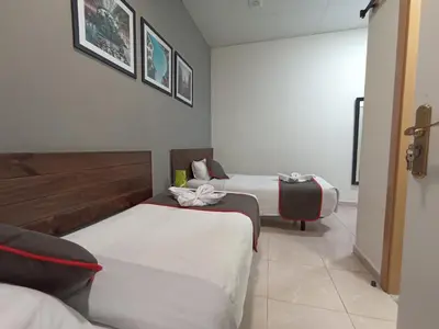 Cama o camas de una habitación en CH Murallas II