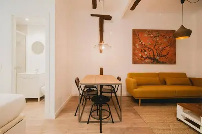 Zona de estar de CHARMING DESIGN APARTMENT REINA SOFIA