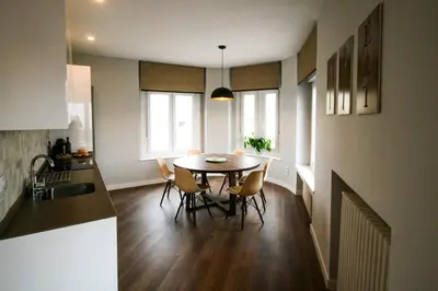 Una cocina o zona de cocina en Apartamento con Terraza a Gran Vía y Palacio Real