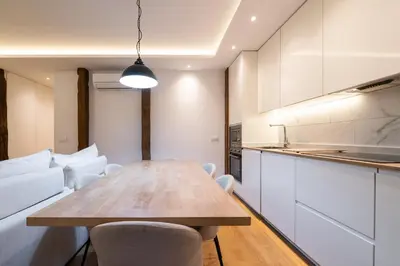 Una cocina o zona de cocina en Chamberi I calle Monteleón 2BR 2BH