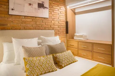 Cama o camas de una habitación en Goya I calle Jorge Juan 2BR 2BH