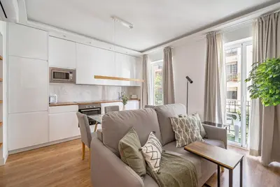 Una cocina o zona de cocina en Goya I calle Jorge Juan 2BR 2BH