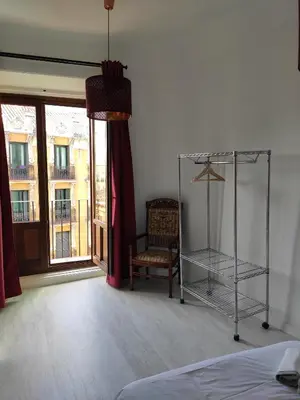 Cama o camas de una habitación en Nuevo Elegante piso Vintage en plena Plaza Mayor
