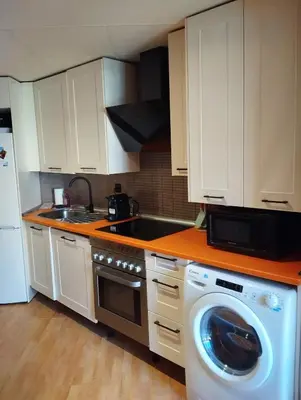 Una cocina o zona de cocina en Fridda House Atocha Madrid