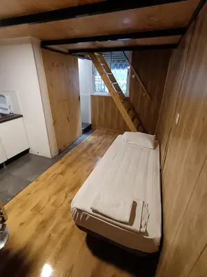 Cama o camas de una habitación en Estudios sol