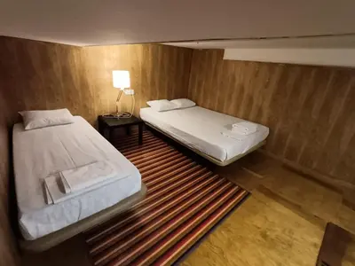 Cama o camas de una habitación en Estudios sol