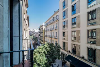 Vista general de Madrid o vista desde el apartamento