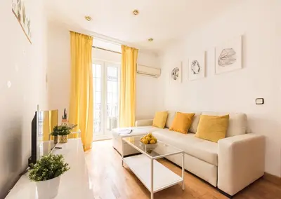 Zona de estar de Apartamento en Malasaña