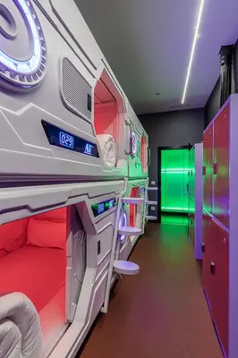 Plano de Art Seven Hostel Capsules