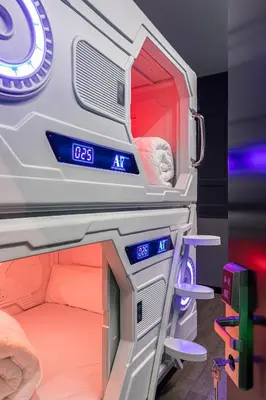 Plano de Art Seven Hostel Capsules