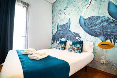 Cama o camas de una habitación en Smartr Madrid Gran Via 47