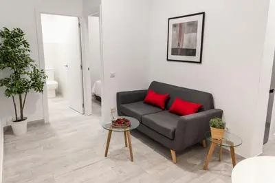 Zona de estar de Apartment LIBERTAD