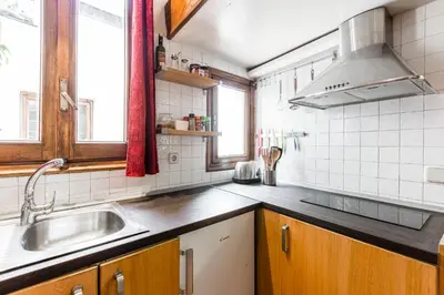 Una cocina o zona de cocina en Penthouse neare Sol, plaza Mayor