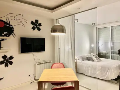 Cama o camas de una habitación en CAMILA, en CHUECA