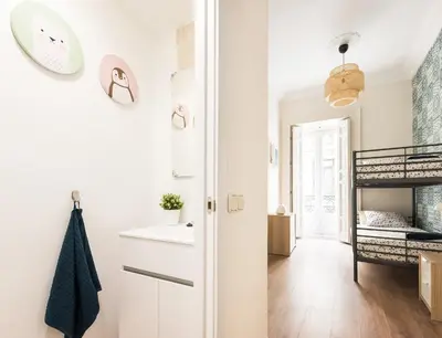 Cama o camas de una habitación en Apartamento en Puerta del Sol