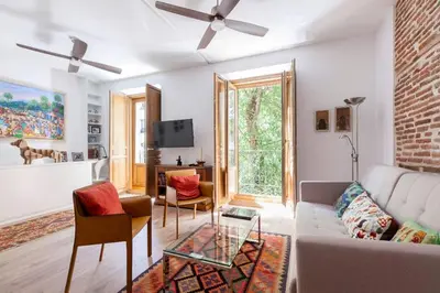 Zona de estar de Chamberí Design Loft
