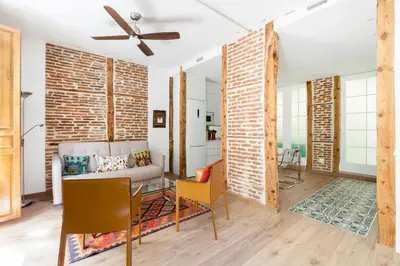 Zona de estar de Chamberí Design Loft