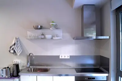 Una cocina o zona de cocina en Moncloa room apartments