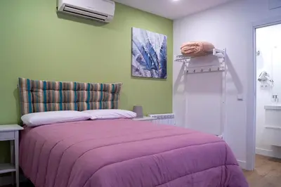 Cama o camas de una habitación en Moncloa room apartments