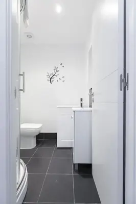 Un baño de Apartamentos Day Madrid CALLAO I