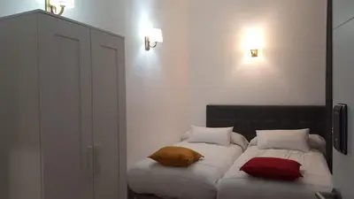 Cama o camas de una habitación en Lux Penthouse gran vía