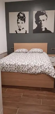 Cama o camas de una habitación en PICASSO CALLAO WiFi FREE - TEMPORADA RENTAL Workers & Stud