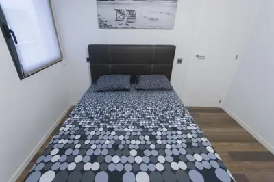 Cama o camas de una habitación en Pop Girl CALLAO 5 WIFI FREE Temporada RENTAL Workers y Est