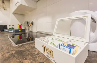 Una cocina o zona de cocina en Boutique Apartments in the Heart of Madrid