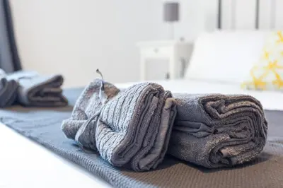 Cama o camas de una habitación en Boutique Apartments in the Heart of Madrid