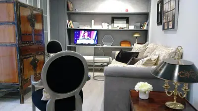 Zona de estar de Apartamento Madrid Retiro M-30