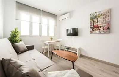 Una televisión o centro de entretenimiento en La Vivienda de Pedro Zerolo