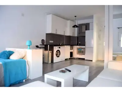 Una cocina o zona de cocina en Blue Loft Atocha