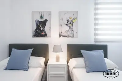 Cama o camas de una habitación en Delicias - 2 dormitorios, bien comunicado