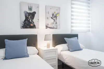 Cama o camas de una habitación en Delicias - 2 dormitorios, bien comunicado