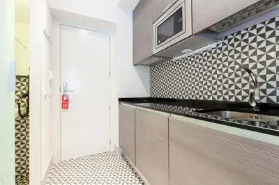 Una cocina o zona de cocina en LOFTS Puerta del SOL