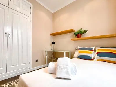 Cama o camas de una habitación en Blasco de Garay - Apartamento de 2 dormitorios