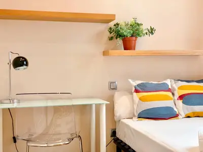 Cama o camas de una habitación en Blasco de Garay - Apartamento de 2 dormitorios