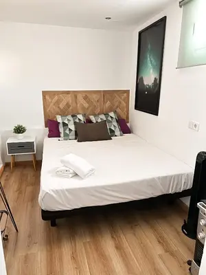 Cama o camas de una habitación en El Refugio del Espíritu
