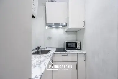 Una cocina o zona de cocina en MyHouseSpain - Great apartment 6 PAX MADRID CITY CENTER