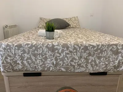 Cama o camas de una habitación en Moncloa-Arguelles nuevos pisos