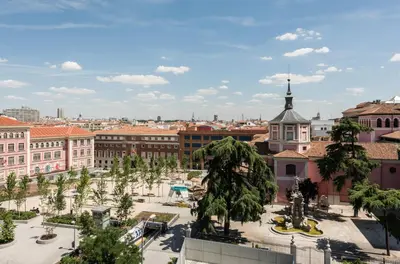 Vista general de Madrid o vista desde el apartamento