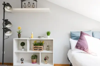 Cama o camas de una habitación en El Refugio de Barceló