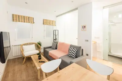 Zona de estar de La Residencia del Mesón