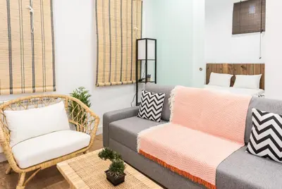 Zona de estar de La Residencia del Mesón